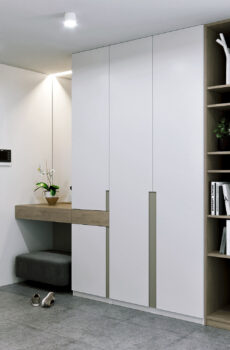 Wardrobe with dressing table