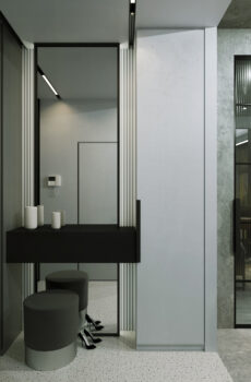 Wardrobe with dressing table