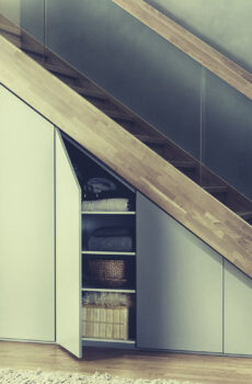 under-stairs storage furniture