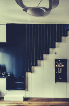 under-stairs storage furniture