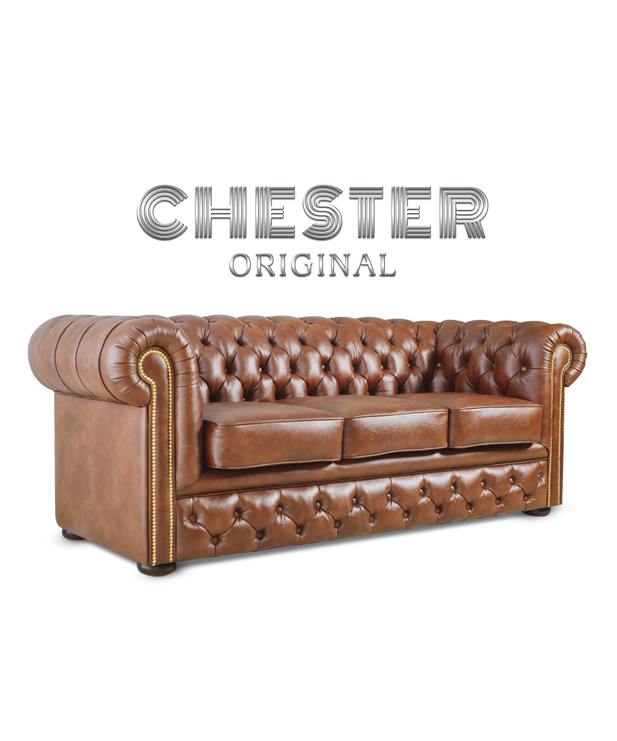 երեք տեղանոց բազմոց չեսթեր